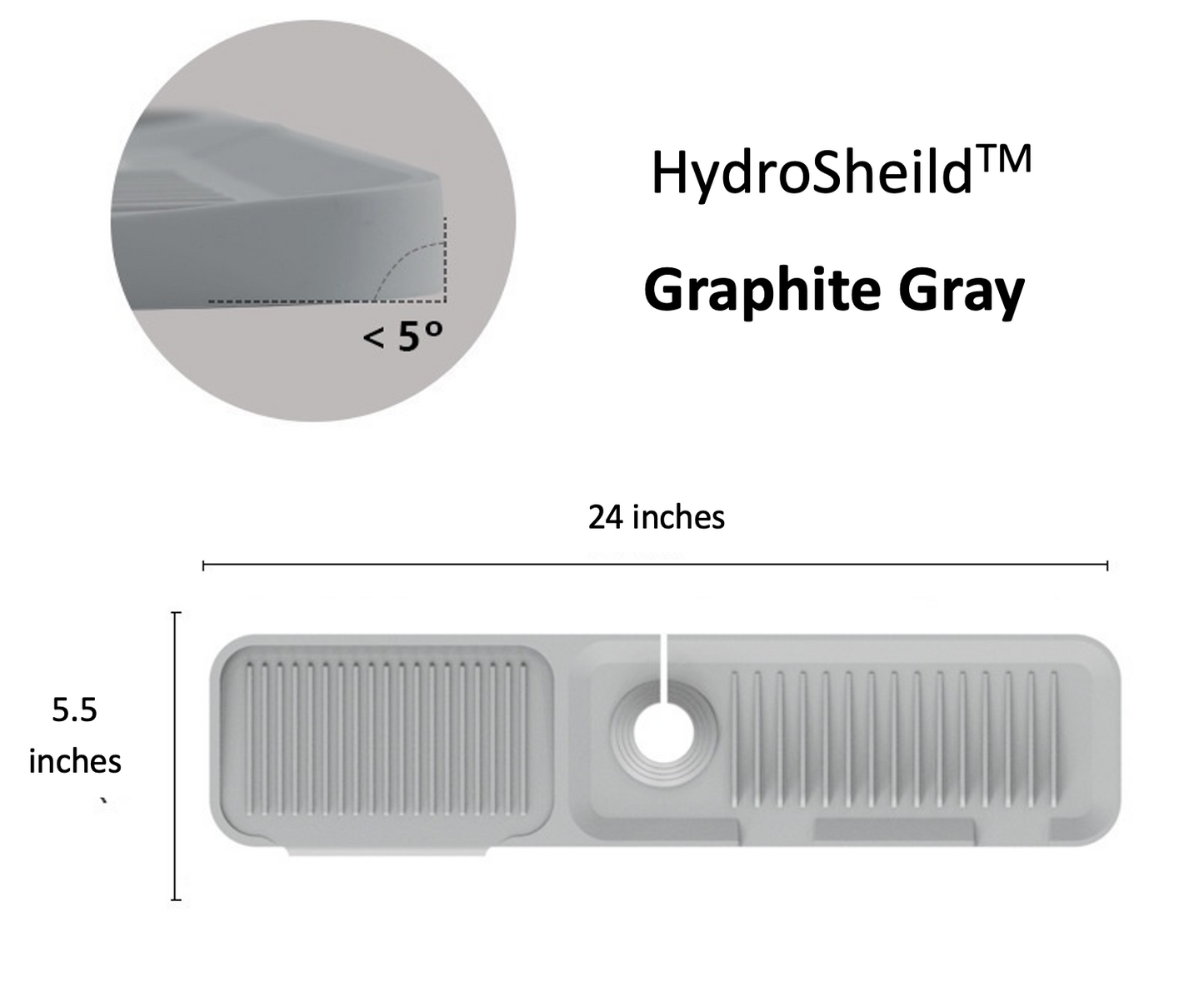 HydroShield™ Faucet Mat