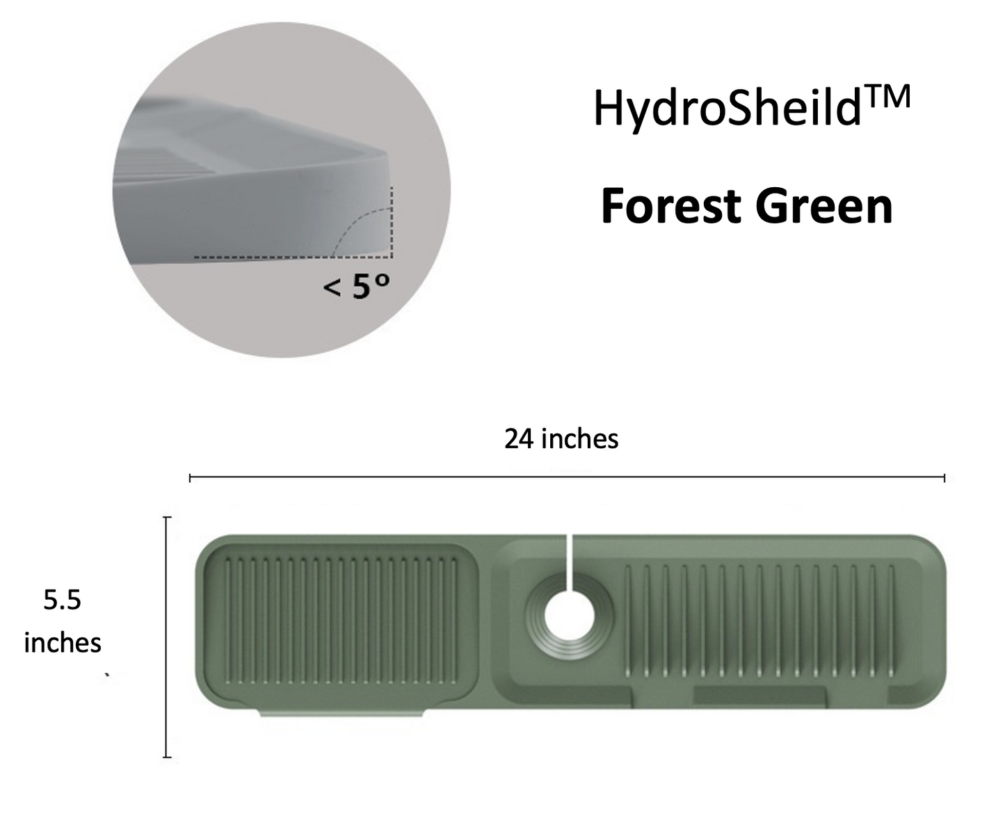 HydroShield™ Faucet Mat